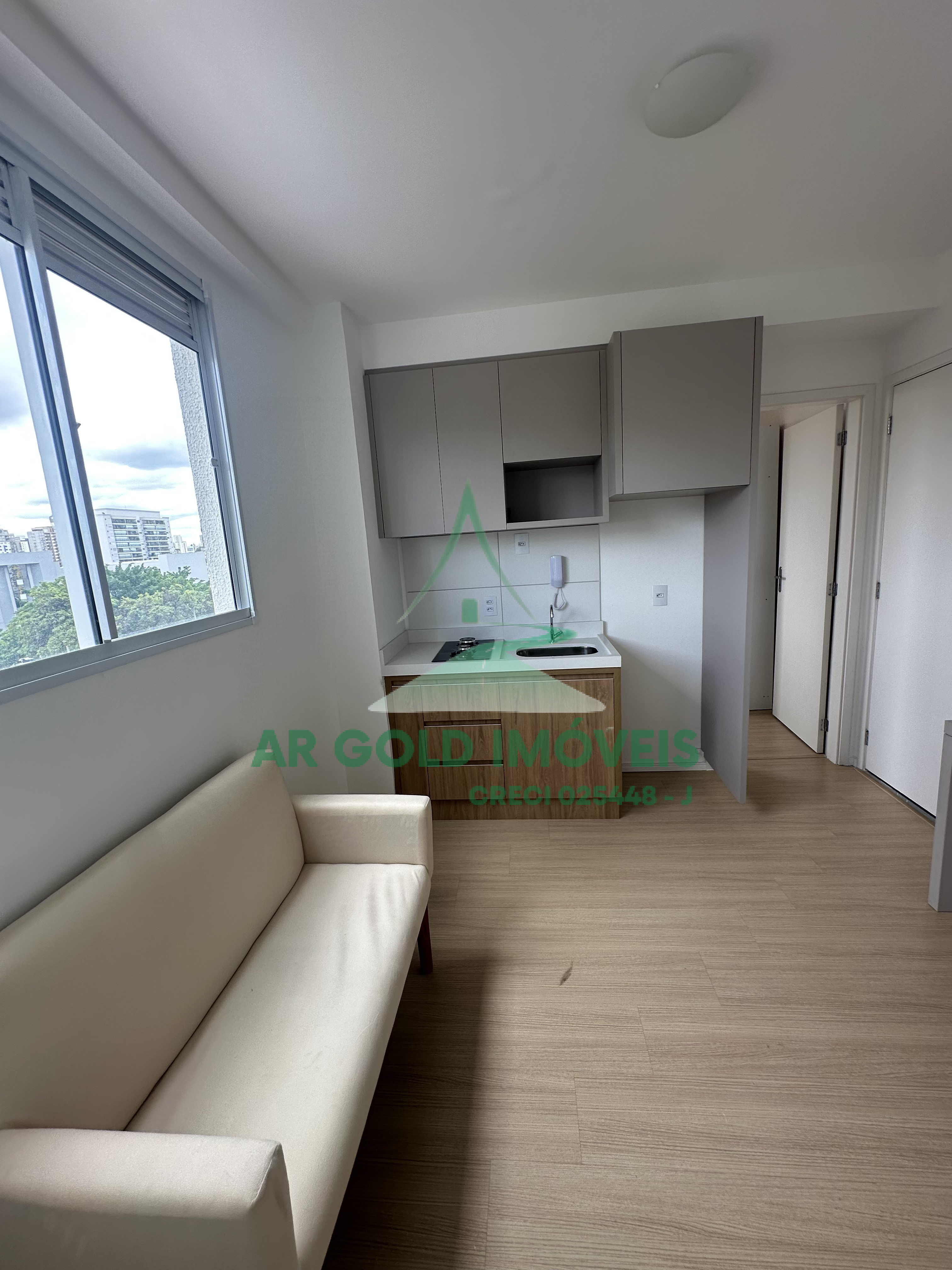Studio | 24m² | Mobiliado | Vista livre | Lazer completo
