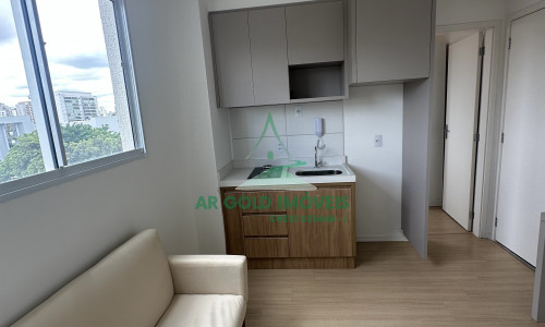 Studio | 24m² | Mobiliado | Vista livre | Lazer completo