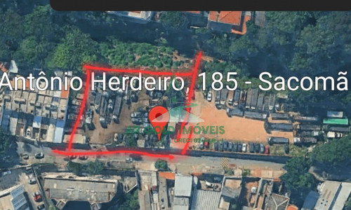 Áreas à venda no Sacomã | 5.009m² | Rua Antônio Herdeiro | Ideal para incorporação