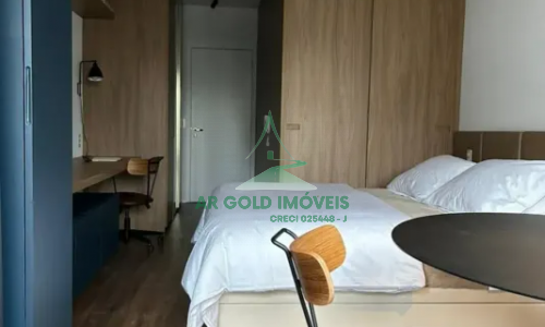 Studio para locação em Pinheiros | 30m² | Mobiliado | Novo | Lazer completo