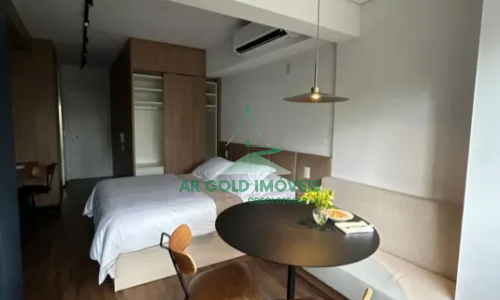 Studio para locação em Pinheiros | 30m² | Mobiliado | Novo | Lazer completo