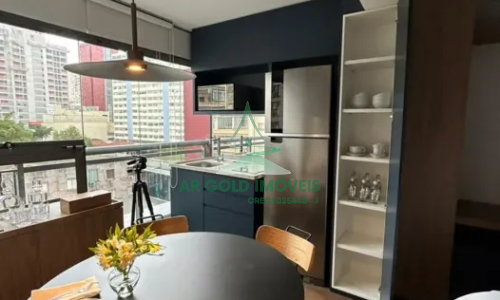 Studio para locação em Pinheiros | 30m² | Mobiliado | Novo | Lazer completo