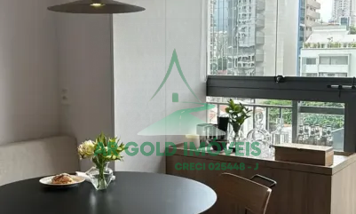 Studio para locação em Pinheiros | 30m² | Mobiliado | Novo | Lazer completo