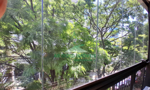 Sala comercial dupla para locação no Butantã | 61m² | Varandas grandes | Rua Eng. Bianor