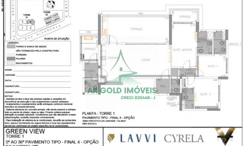 Apartamento alto padrão à venda no Butantã | 132m² | 3 suítes | Varanda gourmet | 2 vagas