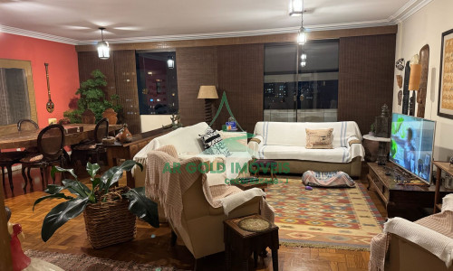 Apartamento alto padrão à venda em Santa Cecília | 3 dormitórios | 170m² | Andar alto | Vista livre