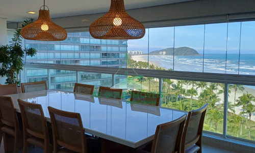 Cobertura à venda na Riviera | 5 suítes | Piscina privativa | Pé na areia