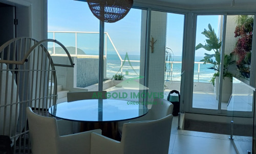 Cobertura à venda na Riviera | 5 suítes | Piscina privativa | Pé na areia