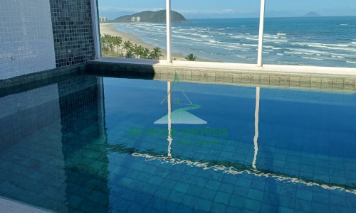 Cobertura à venda na Riviera | 5 suítes | Piscina privativa | Pé na areia