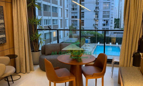 Apartamento boutique para locação no Itaim | 32m² | Alto padrão | Prédio novo