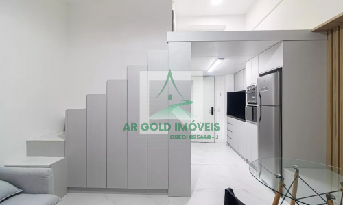Studio à venda em Perdizes | 33m² | Mobiliado | Mezanino | Pronto para morar