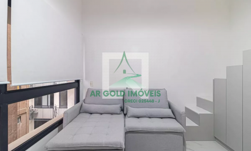 Studio à venda em Perdizes | 33m² | Mobiliado | Mezanino | Pronto para morar