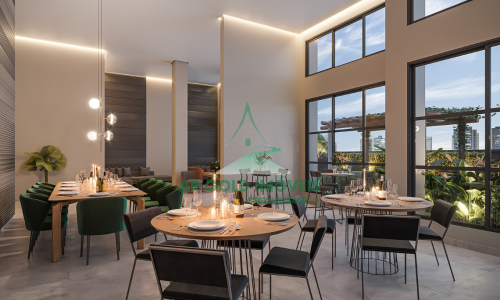 Apartamento novo à venda no Morumbi Home Resort | 60m² | 2 dorms (1 suíte) | varanda gourmet