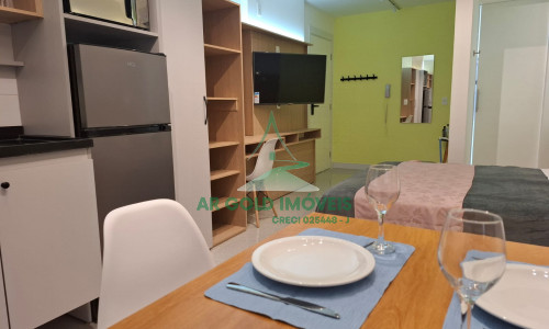Studio para locação na Vila Madalena | 26m² | Mobiliado | Próximo ao metrô | 1ª locação