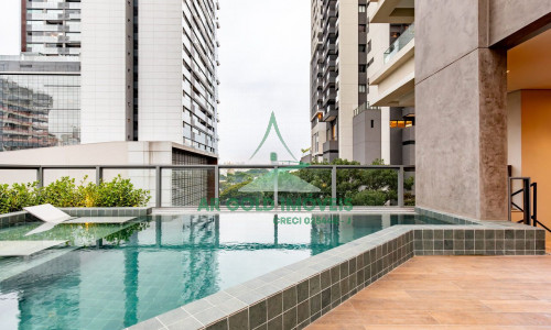 Apartamento para locação em Pinheiros | 46m² | 1 dormitório | 1 vaga | Mobiliado