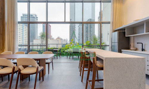 Apartamento para locação em Pinheiros | 46m² | 1 dormitório | 1 vaga | Mobiliado
