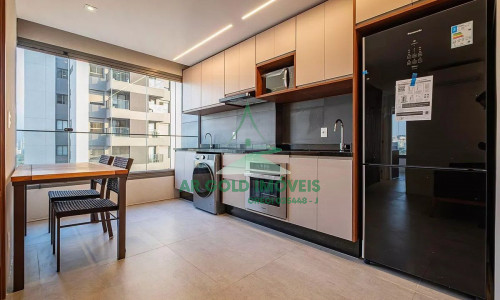 Apartamento para locação em Pinheiros | 46m² | 1 dormitório | 1 vaga | Mobiliado
