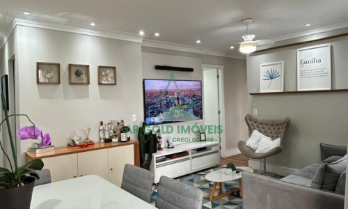 Apartamento à Venda em Santo André | 70m² | 2 Dorms | Varanda Gourmet | 1 Vaga | Condomínio Clube