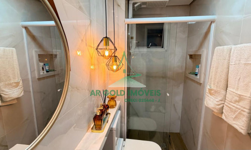 Apartamento à Venda na Vila Guilhermina | 54m² | 2 Quartos | 1 Vaga | Mobiliado | Porteira Fechada