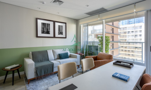 Sala Comercial para Locação em Pinheiros | 35m² | Mobiliada | Varanda | 1 Vaga | Core Health