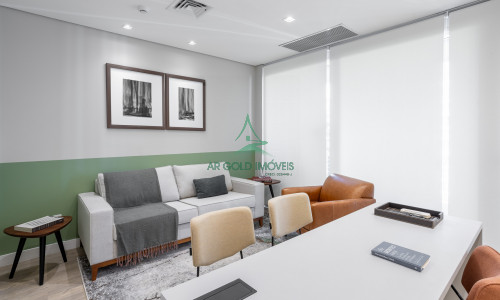 Sala Comercial para Locação em Pinheiros | 35m² | Mobiliada | Varanda | 1 Vaga | Core Health