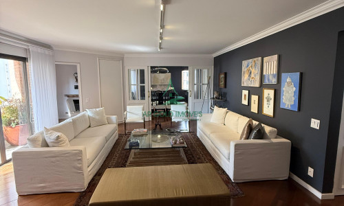 Apartamento para Locação em Cerqueira César | 224m² | Mobiliado | 2 Suítes | 3 Vagas | Villa D’Este
