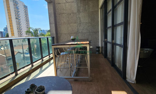 Apartamento à Venda na Vila Nova Conceição | 40m² | 1 Dormitório | Mobiliado | Varanda | 1 Vaga