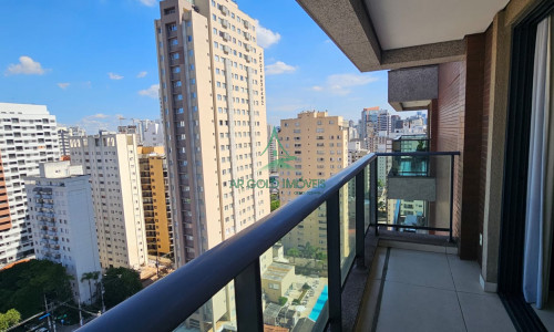Apartamento à Venda na Vila Nova Conceição | 40m² | 1 Dormitório | Mobiliado | Varanda | 1 Vaga
