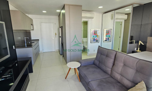 Apartamento à Venda na Vila Nova Conceição | 40m² | 1 Dormitório | Mobiliado | Varanda | 1 Vaga
