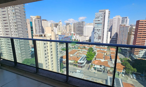 Apartamento à Venda na Vila Nova Conceição | 40m² | 1 Dormitório | Mobiliado | Varanda | 1 Vaga