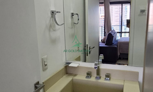 Apartamento à Venda na Vila Nova Conceição | 40m² | 1 Dormitório | Mobiliado | Varanda | 1 Vaga