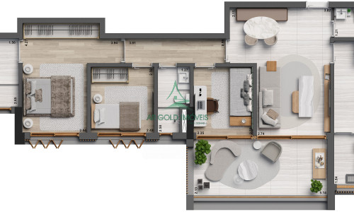 Apartamento à Venda no Jardim América | 132m² | 3 Suítes | Alto Padrão | 2 Vagas | Esquina Jardyn