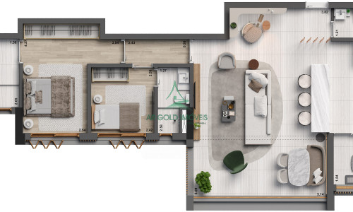 Apartamento à Venda no Jardim América | 132m² | 3 Suítes | Alto Padrão | 2 Vagas | Esquina Jardyn
