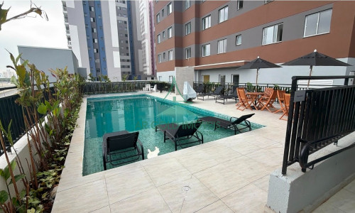 Apartamento à Venda no Jardim, Santo André | 35m² | 2 Quartos | Vista Livre | Cond. Tutto Jardim